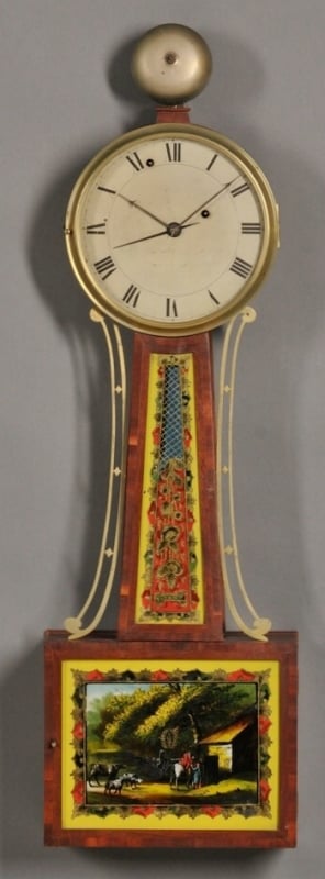 Willard Banjo Clock Key of Rare Orig. Excellent Repro Size 5 